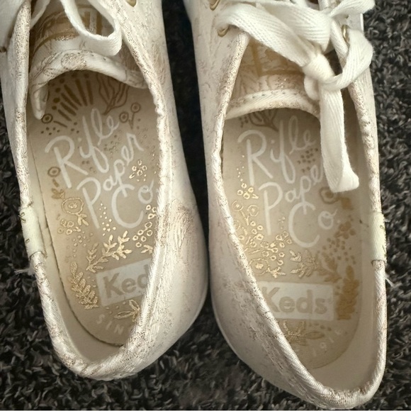 Keds x Rifle Paper Co. Triple Kick Colette Jacquard Sneaker 9.5 - Picture 5 of 11